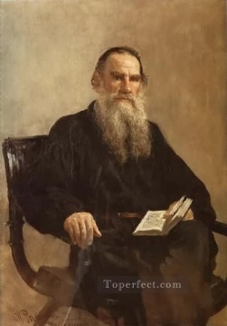  Ruso Pintura al %c3%b3leo - León Tolstoi Realismo ruso Iliá Repin